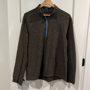 NWOT Lululemon Surge Warm 1/2 Zip Pullover Heathered Utilitarian Men’s M